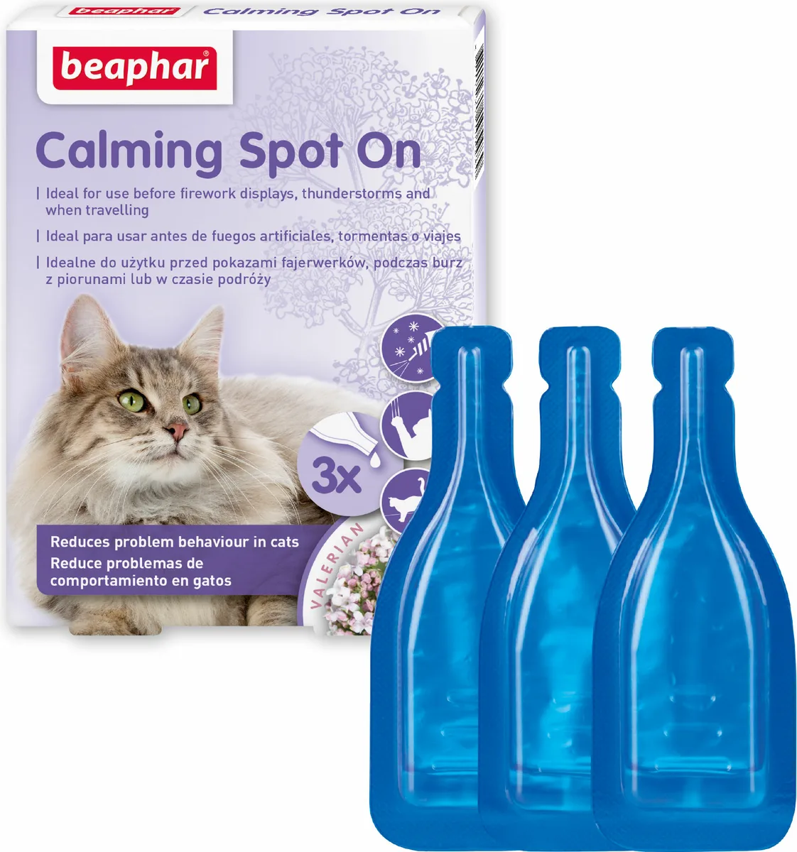 Beaphar Calming Spot On Pipetas Calmantes Gatos 3x0,4ml — foto 2