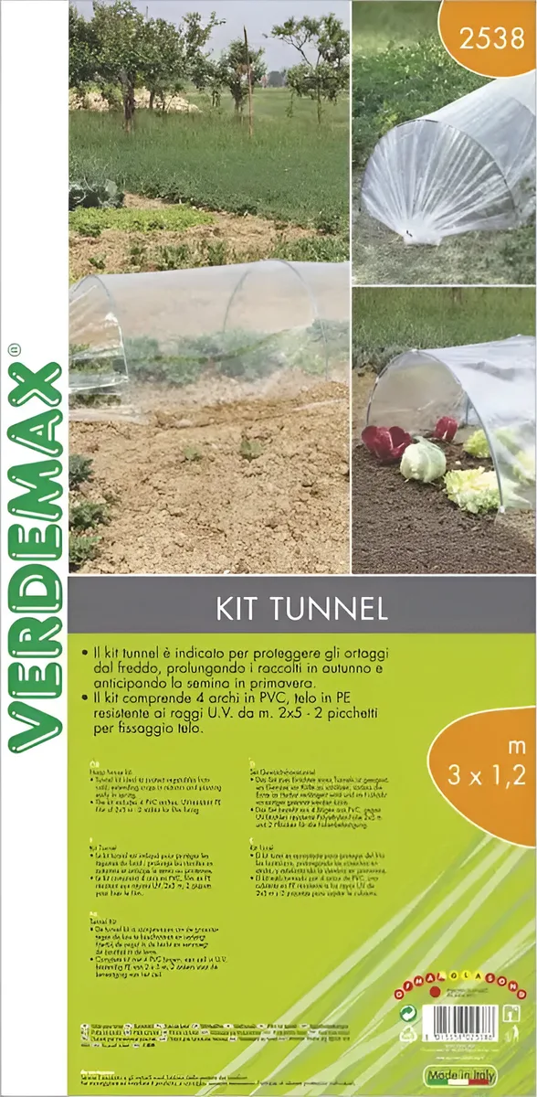 Invernadero Tunel de PVC 3 x 1.20 Metros — foto 2