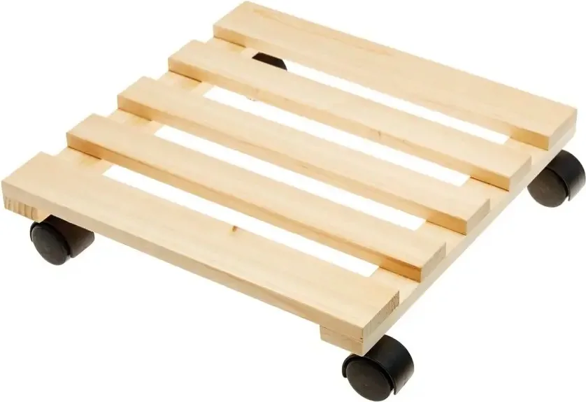 Soporte Maceta Madera Cuadrado 35x35 — foto principal