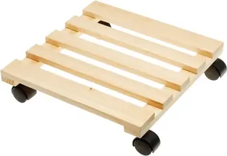 Soporte Maceta Madera Cuadrado 35x35