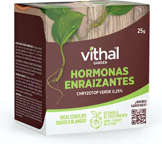 Hormonas Enraizantes Polvo Vithal Garden 25 Gr