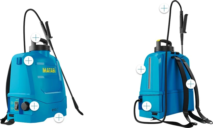 Pulverizador Electrico Matabi E10 Lt — foto 3