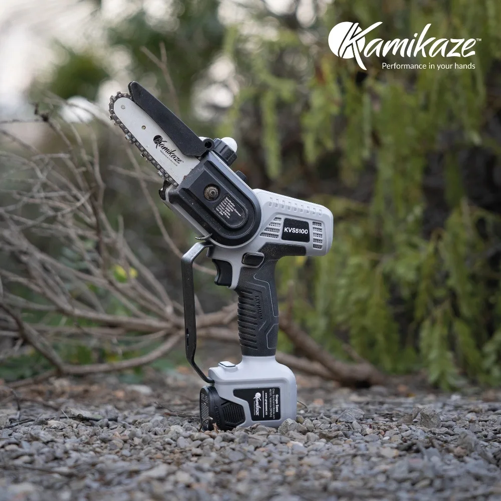 Minisierra de poda a batería Kamikaze KVS5100 · Ø 80 mm · batería y cargador — foto 6
