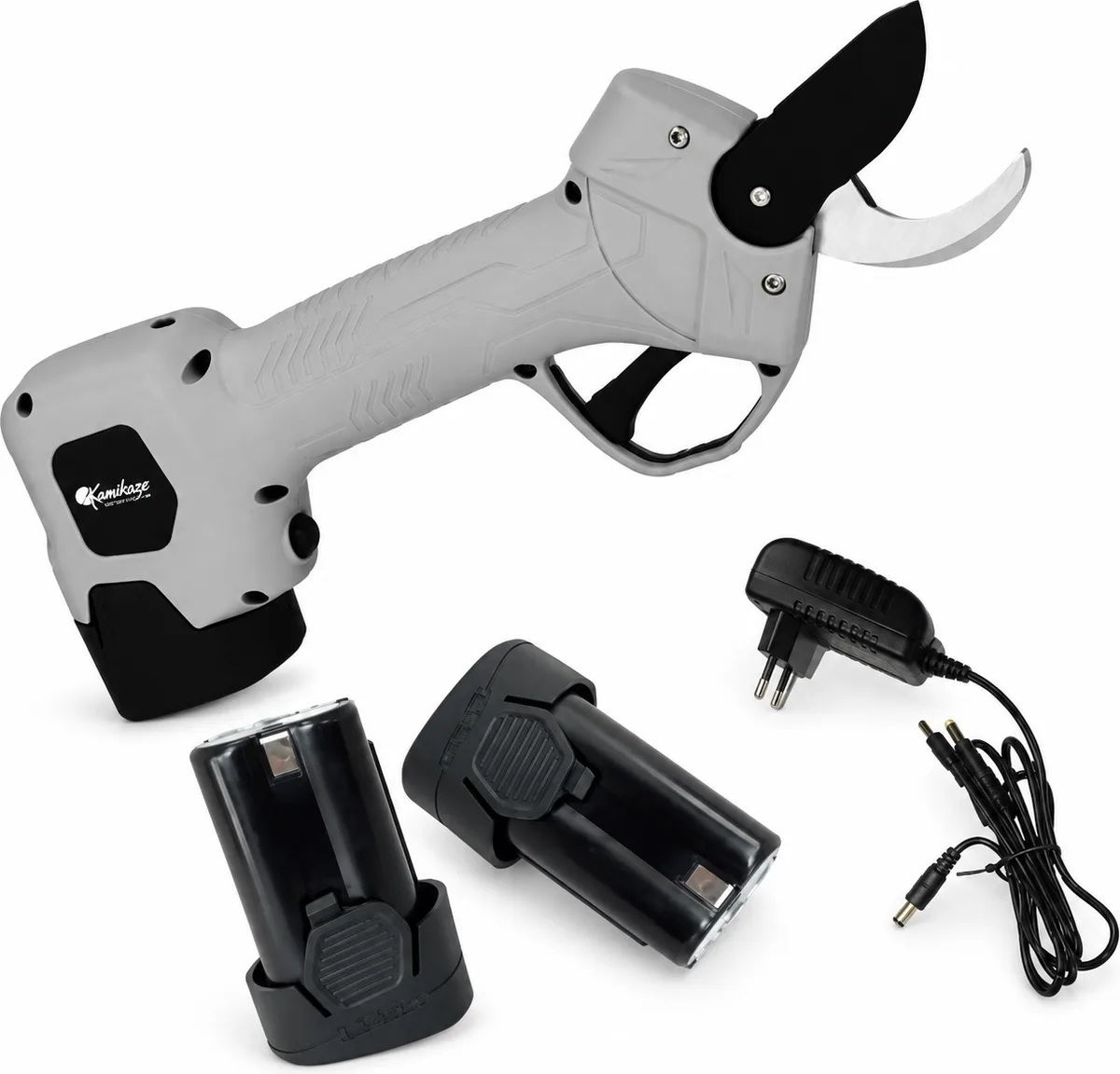 Tijera de poda a batería Kamikaze KV280 · Ø 25 mm · 2 baterías y cargador