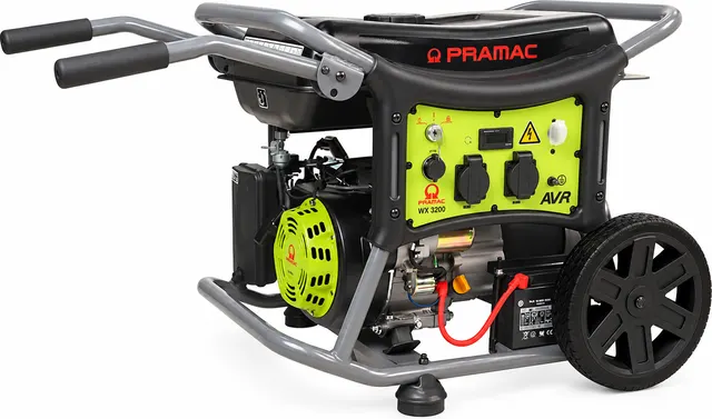 Generador de gasolina Pramac WX 3200 ES CONN · 2.450 W · arranque eléctrico