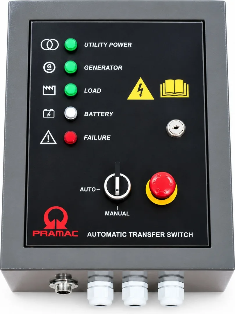 Cuadro automático AMF Pramac WX + CONN · ATS monofásico 230 V