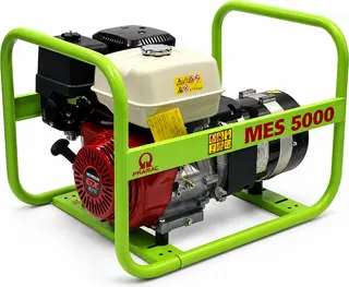 Generador de gasolina Pramac MES5000 · Honda GX270 · 3,9 kW continuos