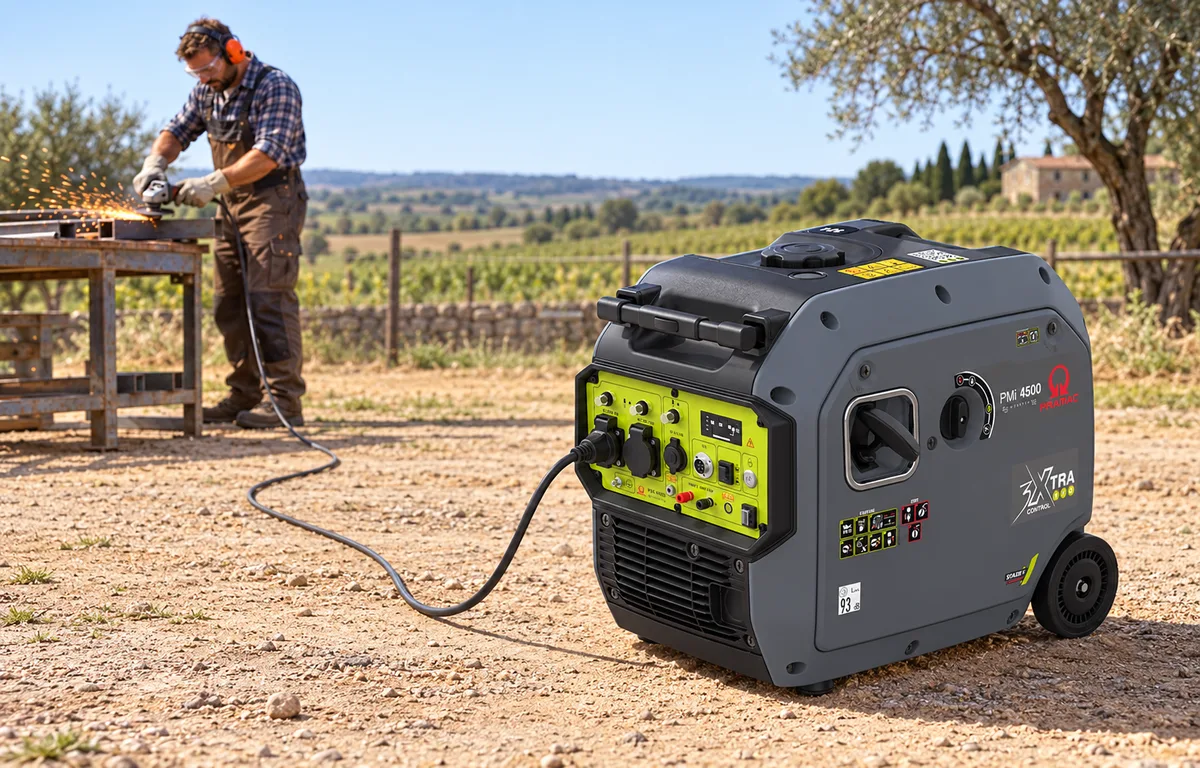 Generador inverter Pramac PMi4500 · 3.800 W · arranque eléctrico — foto 4
