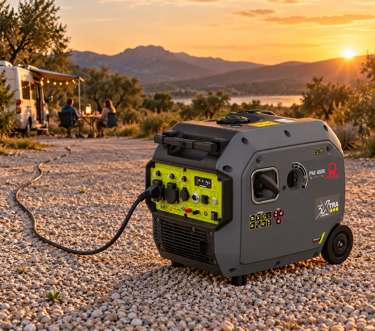 Generador inverter Pramac PMi4500 · 3.800 W · arranque eléctrico — foto 3