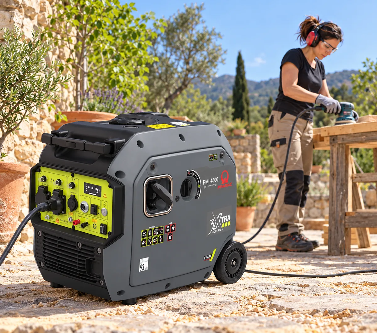 Generador inverter Pramac PMi4500 · 3.800 W · arranque eléctrico — foto 5