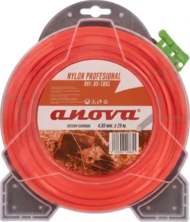 Hilo Desbrozadora Nylon Cuadrado 4.0 mm 29 Metros