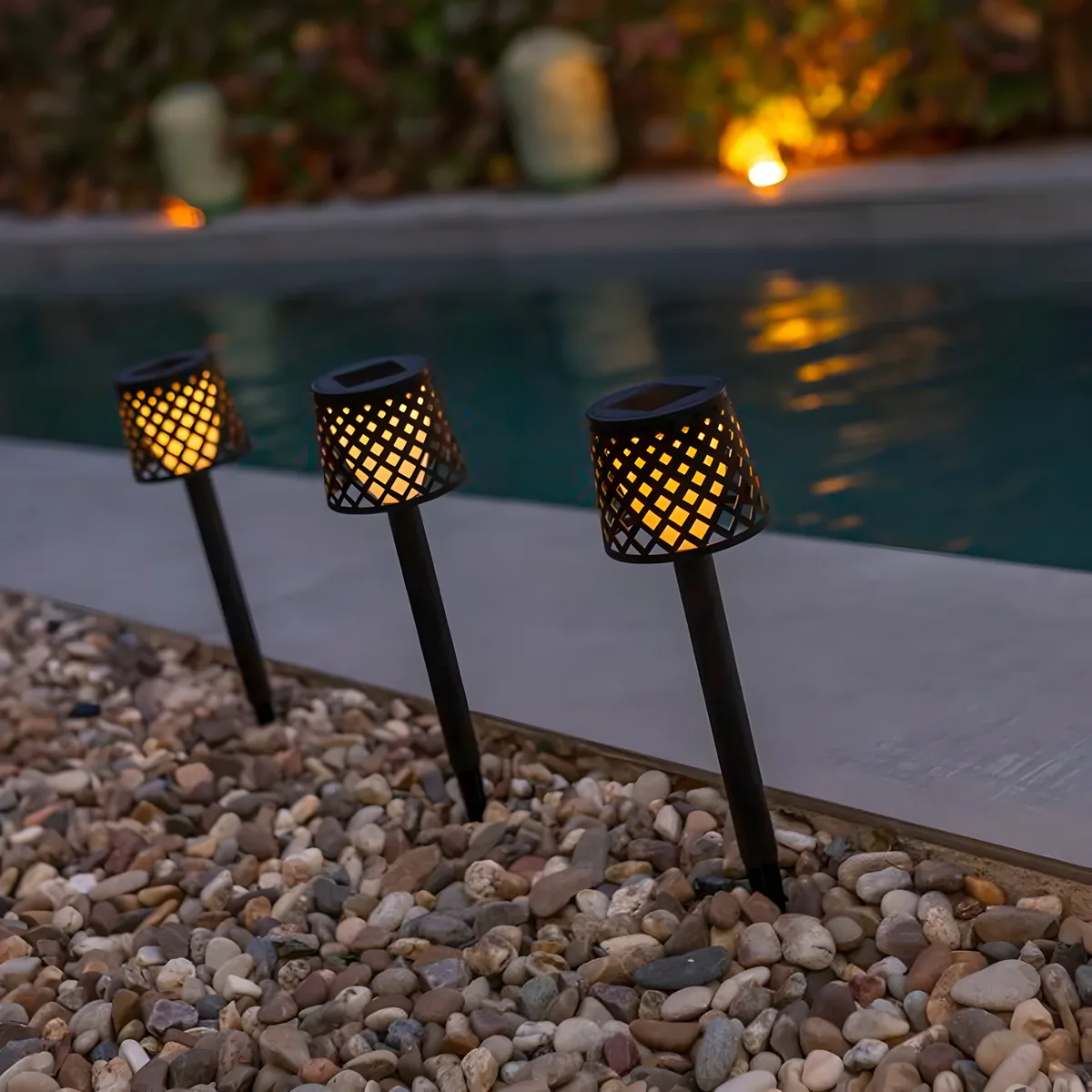 Aplique Solar Jardin Blanco 4 uds — foto 8