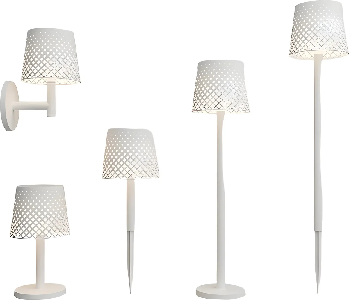 Lampara Solar Blanca Greta 5 en 1 — foto principal
