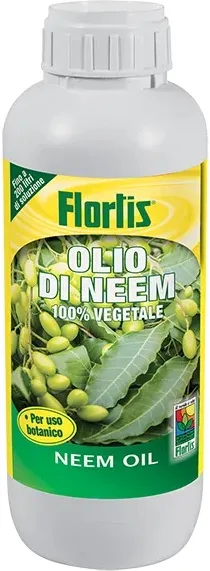 Aceite de Neem Concentrado 90% Flortis 1 Litro