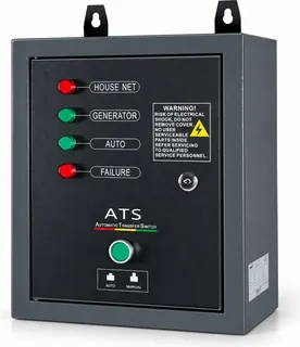 Cuadro automático ATS/AMF Pramac PMD5000S · monofásico · cable de control 8 m