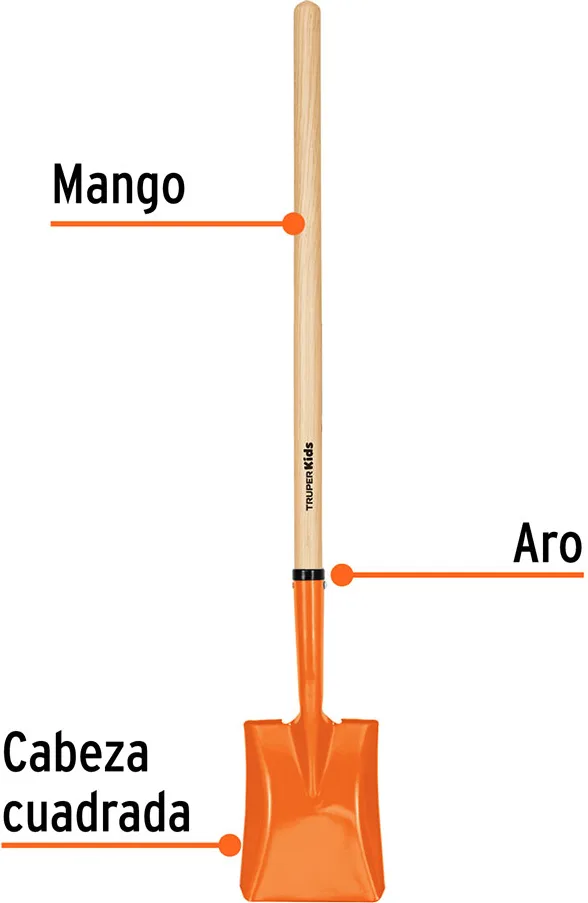 Pala Cuadrada de Juguete 75 cm — foto 2