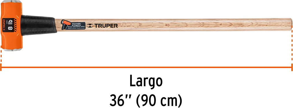 Maza Octogonal 3,5 Kg — foto 3
