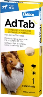 AdTab Comprimidos Masticables Antiparasitarios Perros 22 - 45 Kg