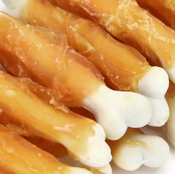 Huesos de Cuero Blanco Envueltos en Pollo — foto 6