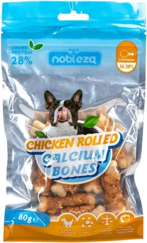 Huesos de Cuero Blanco Envueltos en Pollo — foto 9