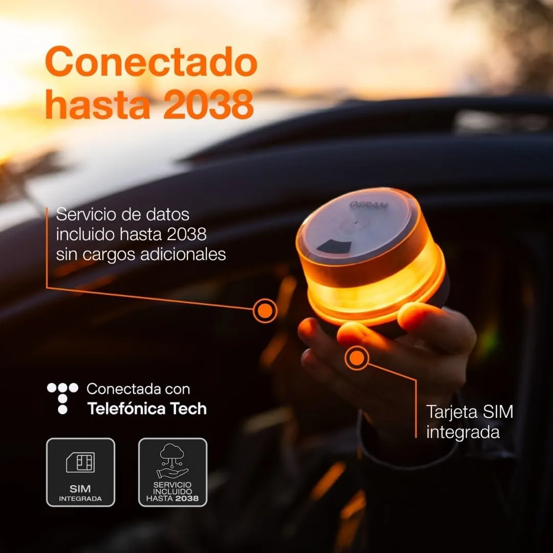Baliza Luz Emergencia OSRAM LED Guardian V16 Conectada a la DGT 3.0 — foto 5