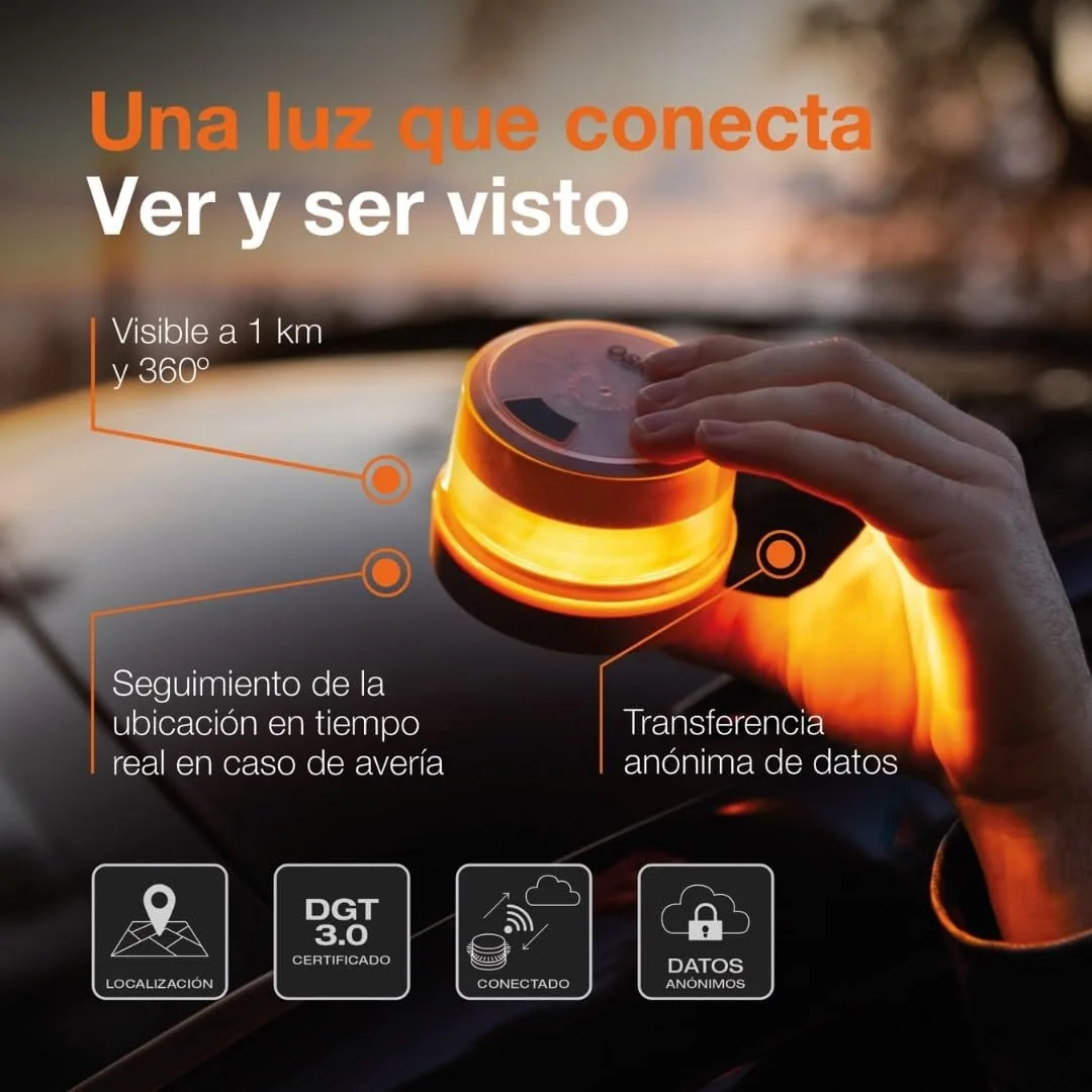 Baliza Luz Emergencia OSRAM LED Guardian V16 Conectada a la DGT 3.0 — foto 4