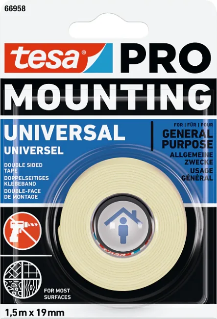 Cinta Doble Cara Mounting PRO Universal 1,5mx19mm — foto 2