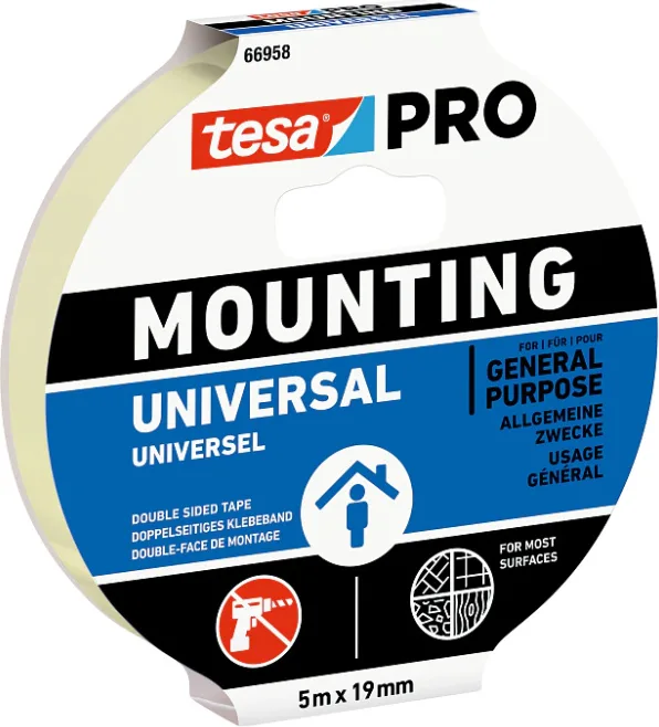 Cinta Doble Cara Mounting PRO Universal 5mx19mm — foto principal