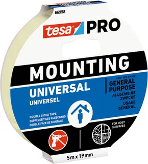 Cinta Doble Cara Mounting PRO Universal 5mx19mm
