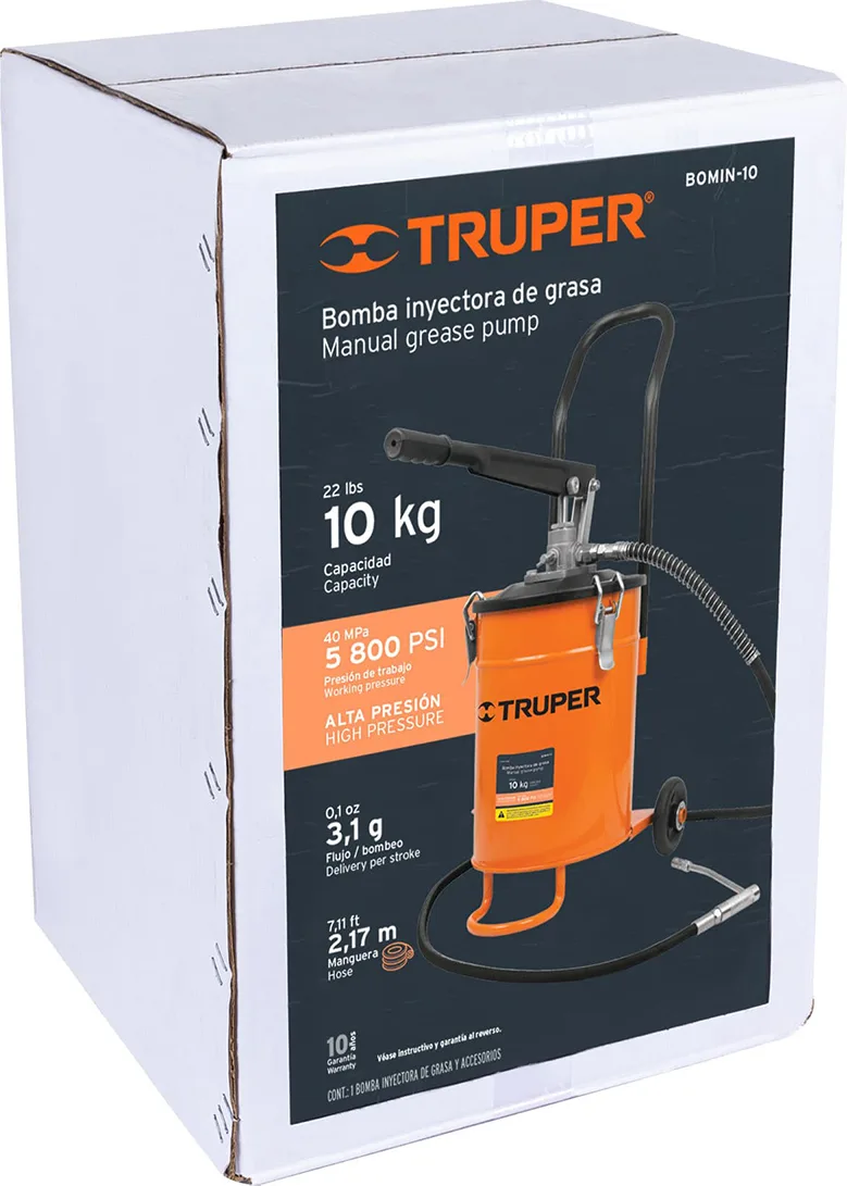Bomba Inyectora Grasa 10kg Truper — foto 2