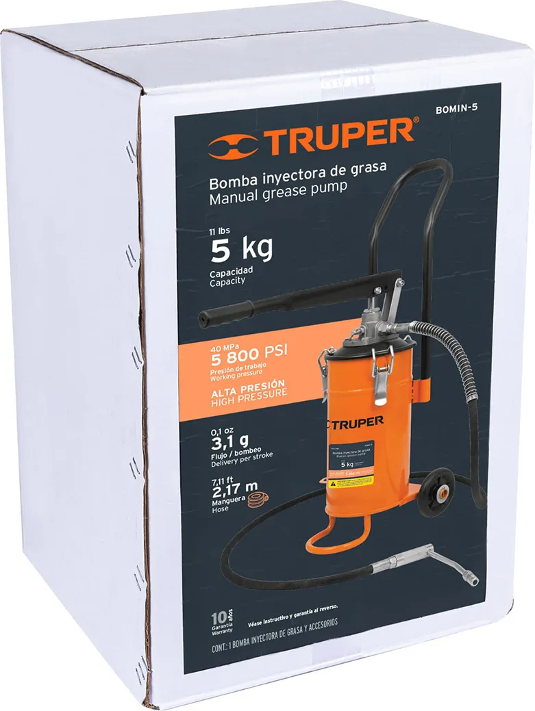 Bomba Inyectora Grasa 5kg Truper — foto 2