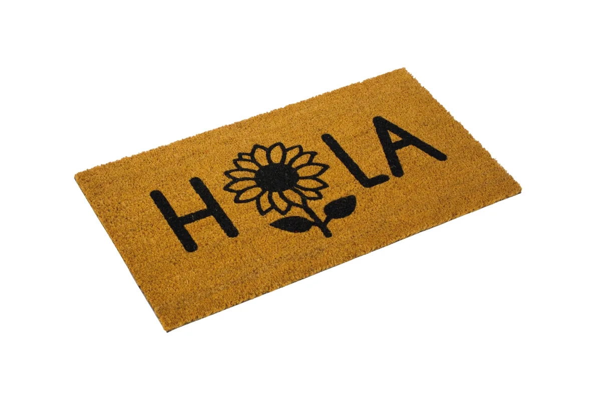 Felpudo Coco/Pvc Hola Girasol 40x70 — foto 2