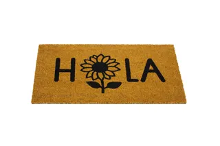 Felpudo Coco/Pvc Hola Girasol 40x70