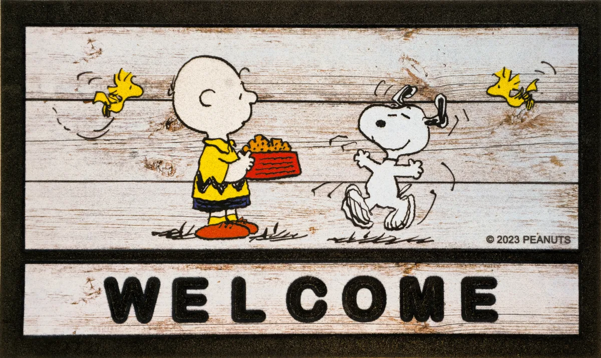 Felpudo Goma Peanuts Snoopy Welcome 40x68 — foto 3