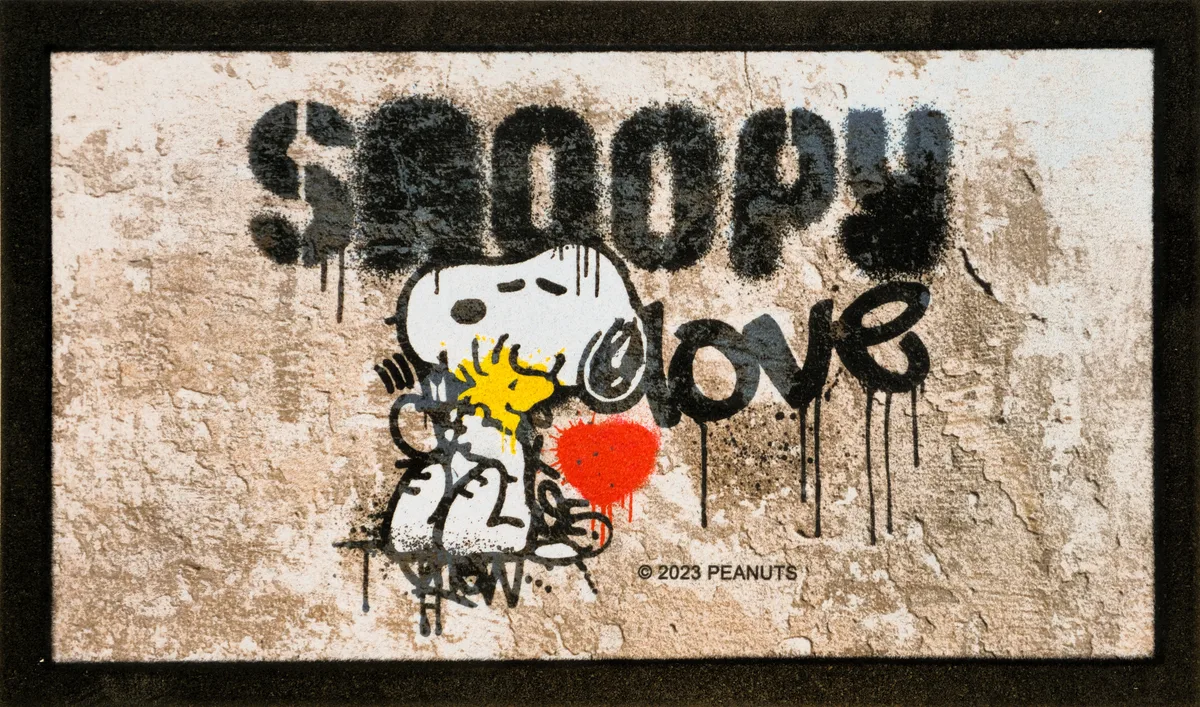 Felpudo Goma Peanuts Grafiti Love 40x68 — foto 2