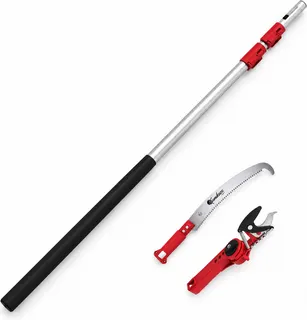Pack de poda en altura Kamikaze Multi-tool · pértiga 1,5-4,5 m + serrucho 330 mm + tijera MT-63