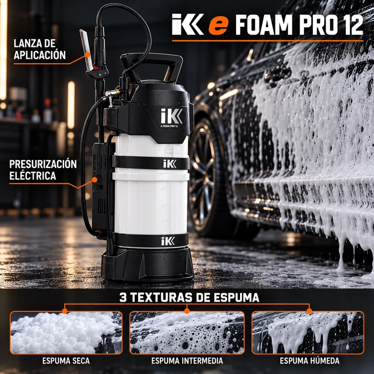 Espumador Electrico IK E Foam Pro 12 — foto 2