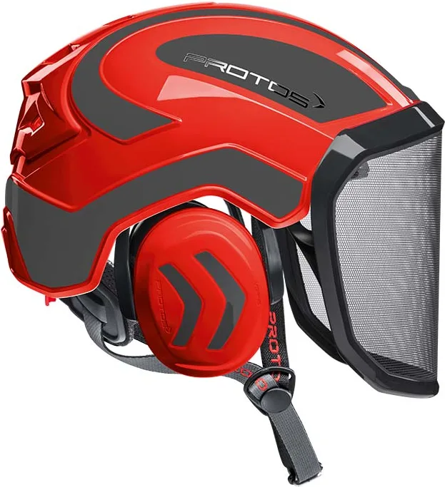 Casco Protos Integral Arborist Rojo/Gris