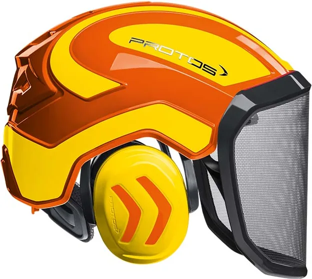 Casco Protos Integral Forest Naranja/Amarillo