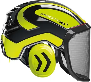 Casco Protos Integral Forest Negro/Amarillo Neon