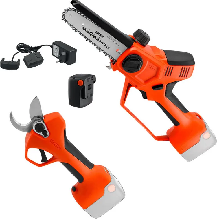 Kit Stocker Tijera Magma E-35 TP + Motosierra E-150 LA + Bateria 2,6 Ah