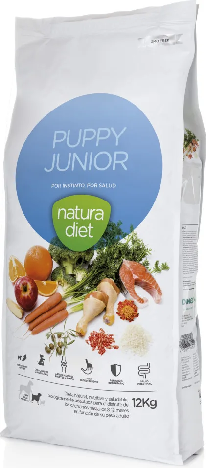 Pienso Perros Cachorros Natura Diet Puppy Junior 12 Kg — foto principal