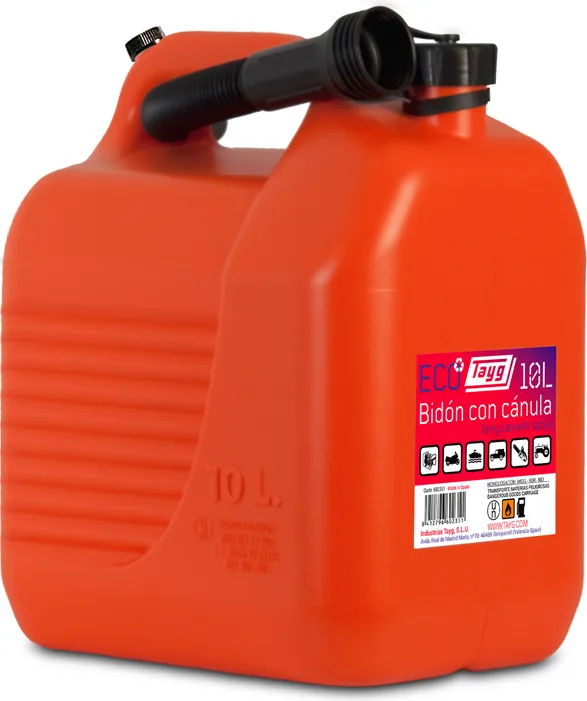 Bidon Gasolina con Canula 10 Litros