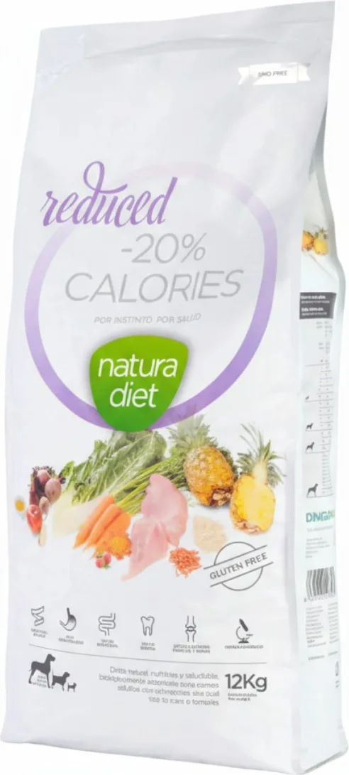 Pienso Perros Natura Diet Reduced -20% Calories 12kg