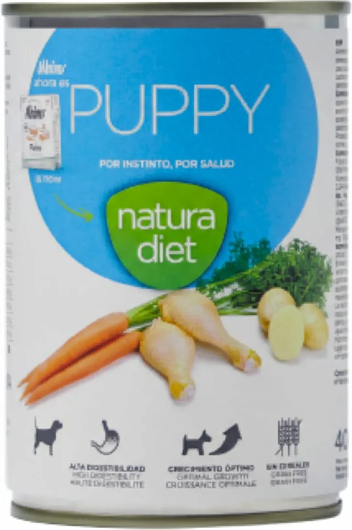 Lata Perro Natura Diet Dog Puppy 400g
