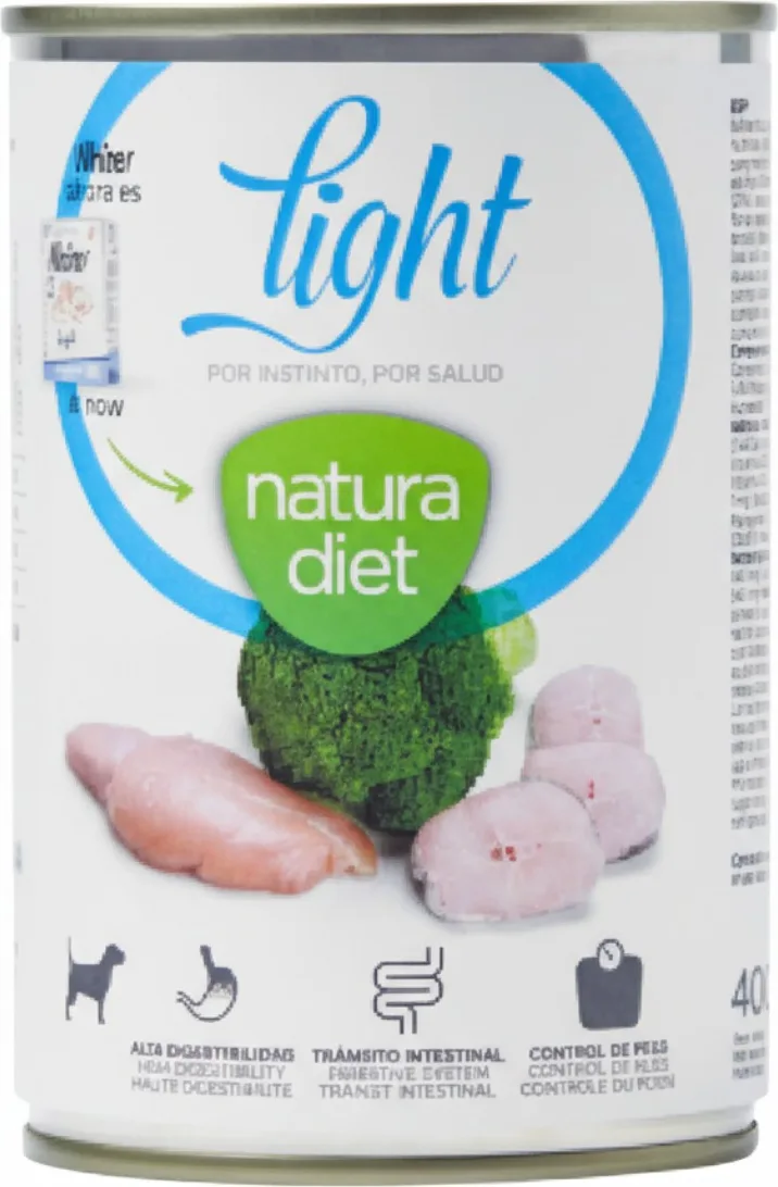 Lata Perro Natura Diet Dog Light 400g