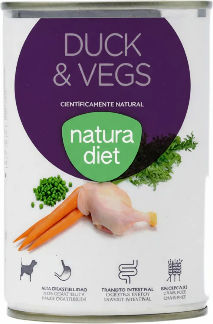 Lata Perro Natura Diet Dog Duck & Vegs 400g