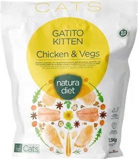 Pienso Gatos Kitten Natura Diet Chicken & Vegs 1,5 Kg