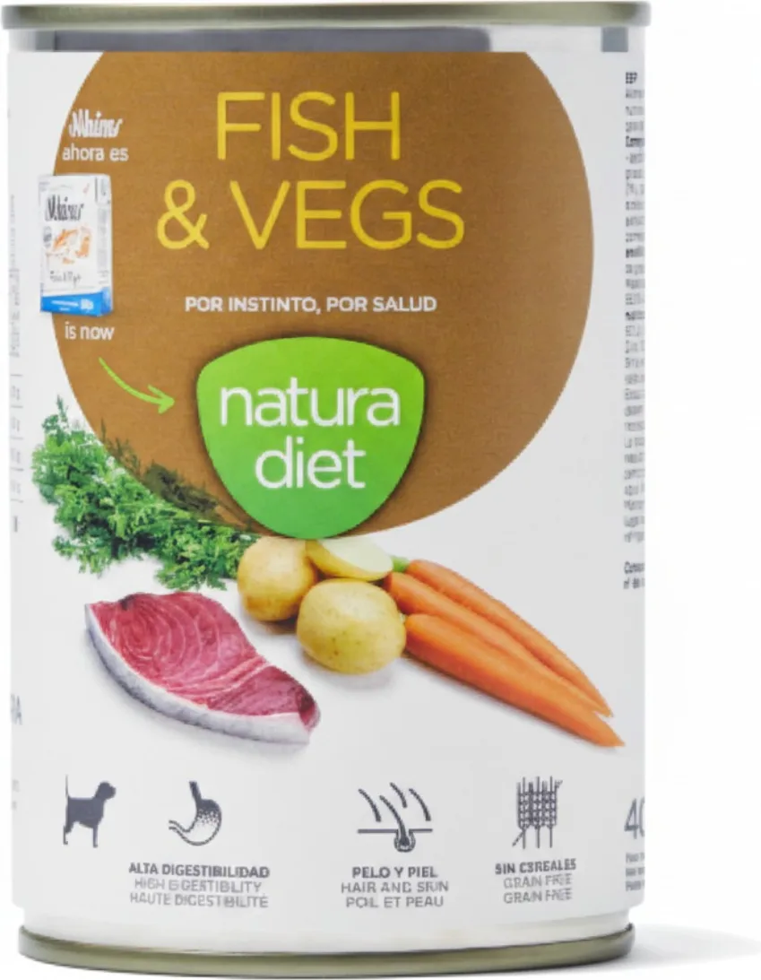Lata Perro Natura Diet Dog Fish & Vegs 400 g — foto principal