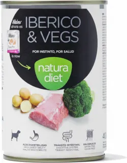 Lata Perro Natura Diet Dog Iberico & Vegs 400g